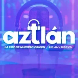 100.3 Aztlán Radio (Tepic) - 100.3 FM - XHTNY-FM - Sistema de Radio y Televisión de Nayarit - Tepic, Nayarit — Mexico شعار