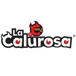 100.3 La Calurosa (Ensenada) - 100.3 FM - XHDX-FM - Esquina 32 - Ensenada, Baja California — Mexico شعار