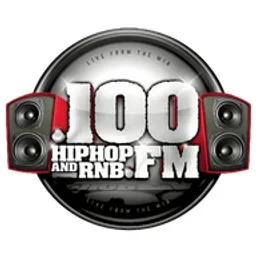 100 Hip Hop and RNB FM (Official) — The United States Of America logo
