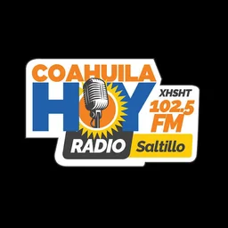 102.5 Coahuila Hoy Radio (Saltillo) - 102.5 FM - XHSHT-FM - Grupo M Radio - Saltillo, Coahuila — Mexico شعار