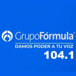 104.1 Grupo Fórmula (CDMX) - 104.1 FM - XEDF-FM - Grupo Fórmula - Ciudad de México — Mexico شعار