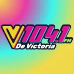104.1 La V de Victoria (Ciudad Victoria) - 104.1 FM - XHRPV-FM - ORT Radio - Ciudad Victoria, Tamaulipas — Mexico شعار