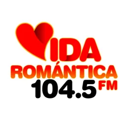 104.5 Vida Romántica (Durango) - 104.5 FM - XHDRD-FM - Radiorama Durango - Durango, Durango logo — Mexico