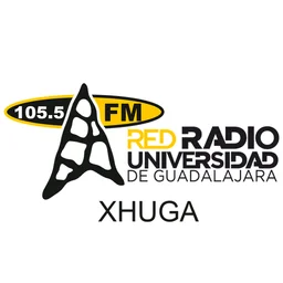 105.5 Radio Universidad de Guadalajara (Ameca) - 105.5 FM - XHUGA-FM - Universidad de Guadalajara - Ameca, Jalisco — Mexico شعار