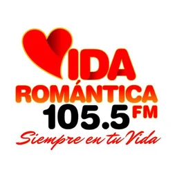 105.5 Vida Romántica (Piedras Negras) - 105.5 FM - XHRE-FM - Radiorama Piedras Negras - Piedras Negras, Coahuila — Mexico شعار