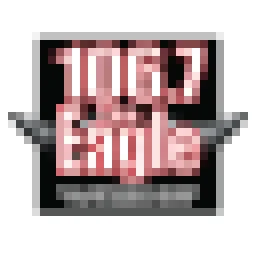 106.7 The Eagle — The United States Of America logo