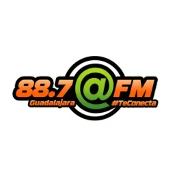 88.7 Arroba FM (GDL) - 88.7 FM - XHGDL-FM - Radiorama de Occidente - Guadalajara, Jalisco — Mexico شعار