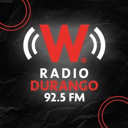 92.5 W Radio (Durango) - 92.5 FM - XHCCAU-FM - Grupo Radio Cañón - Durango, Durango — Mexico شعار