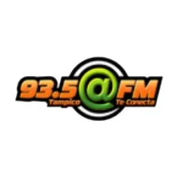 93.5 Arroba FM (Tampico) - 93.5 FM - XHPP-FM - Radiorama Tamaulipas - Tampico, Tamaulipas — Mexico شعار