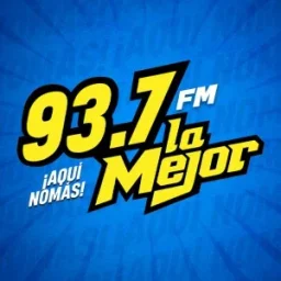 93.7 La Mejor (Aguascalientes) - 93.7 FM - XHAGT-FM - Radio Universal - Aguascalienteas, Aguascalientes — Mexico شعار