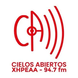 94.7 Cielos Abiertos FM (Ciudad Valles) - 94.7 FM - XHPEAA-FM - Ciudad Valles, San Luis Potosí — Mexico شعار
