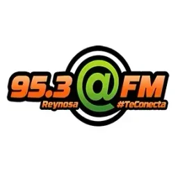 95.3 Arroba FM (Reynosa) - 95.3 FM - XHRT-FM - Radiorama Tamaulipas - Reynosa, Tamaulipas — Mexico شعار
