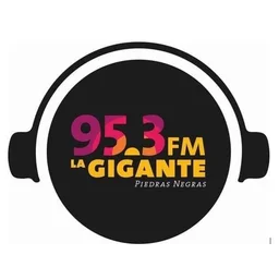 95.3 La Gigante (Piedras Negras) - 95.3 FM - XHGN-FM - Piedras Negras, Veracruz — Mexico شعار