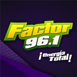 96.1 Factor (San Luis Potosí) - 96.1 FM - XHOB-FM - MG Comunicación - San Luis Potosí, San Luis Potosí — Mexico شعار