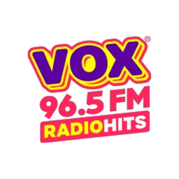 96.5 VOX FM Radio Hits (Villahermosa) - 96.5 FM - XHOP-FM - Grupo Radio Cañón - Villahermosa, Tabasco — Mexico شعار