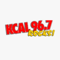 96-7 KCAL Rocks — The United States Of America logo