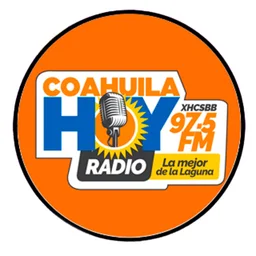 97.5 Coahuila Hoy Radio (Torreón) - 97.5 FM - XHCSBB-FM - Grupo M Radio - Torreón, Coahuila — Mexico लोगो