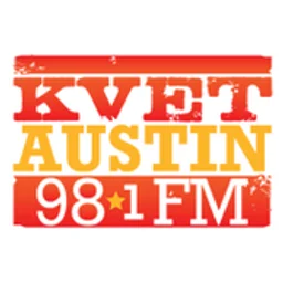 98.1 KVET — The United States Of America logo
