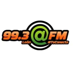 99.3 Arroba FM (León) - 99.3 FM - XHSD-FM - Radiorama Bajío - León, Guanajuato — Mexico شعار