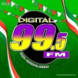 99.5 Digital (Guaymas) - 99.5 FM - XHDR-FM - Grupo Radio Guaymas - Guaymas, Sonora logo — Mexico