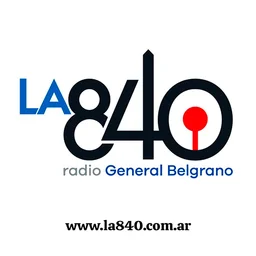 AM 840 Radio General Belgrano — Argentina شعار