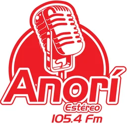 Anorí Estéreo 105.4 FM — Colombia ロゴ