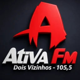 Ativa FM 105.5 — Brazil logo