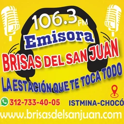 Brisas del San Juan 106.3 — Colombia ロゴ
