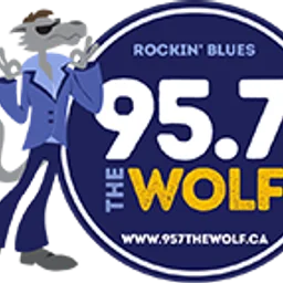 CKTP-FM "95.7 The Wolf" Fredericton, NB — Canada logo
