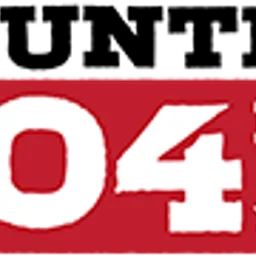 CKVX-FM 104.9 "Country 104" Kindersley, SK — Canada logo
