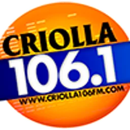 Criolla 106.1 FM — The Dominican Republic logo