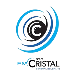 FM CRISTAL 97.7 — Argentina 로고