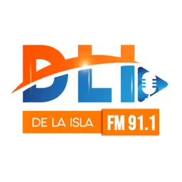 FM De la Isla 91.1 Mhz — Argentina 로고