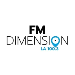 FM Dimension 100.3 — Argentina логотип