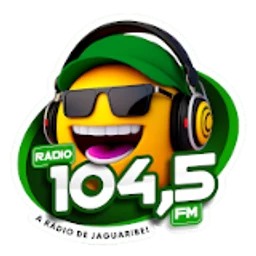 FM Rio Jaguaribe 104.5 — Brazil logo