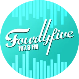 Fourtyfive Radio Jakarta 107.8  — Indonesia logo