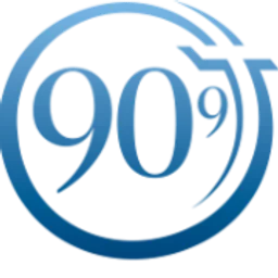 KCBI 90.9 FM — The United States Of America logo