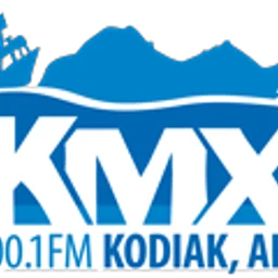 KMXT-FM 100.1  Kodiak, AK — The United States Of America logo