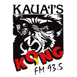 KQNG Kauai's Kong Radio 93.5 FM — The United States Of America logo