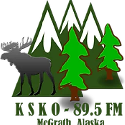 KSKO-FM 89.5 McGrath, AK  (MP3 Stream) — The United States Of America logo
