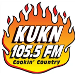 KUKN "Cookin' Country" 105.5 FM   Longview, WA — The United States Of America logo