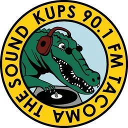 KUPS 90.1 FM TACOMA WA logo — The United States Of America