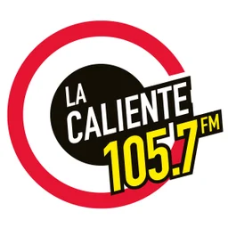 LA CALIENTE 105.7 (Linares) - 105.7 FM - XHR-FM - Multimedios Radio - Linares, Nuevo León — Mexico شعار