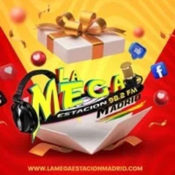La Mega Estación Madrid 98.2 FM — Spain logo