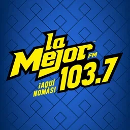  LA MEJOR FM 103.7 (Durango) - 103.7 FM - XHDGO-FM - Armas Radio - Durango, Durango — Mexico شعار
