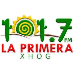  LA PRIMERA 101.7 (Ojinaga) - 101.7 FM - XHOG-FM - Grupo BM Radio - Ojinaga, Chihuahua — Mexico شعار