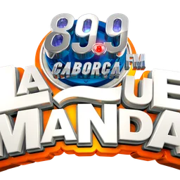 La Que Manda (Caborca) - 89.9 FM - XHIB-FM - Radiovisa - Caborca, Sonora — Mexico شعار
