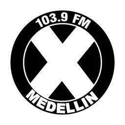 La X Medellín 103.9 FM logo — Colombia
