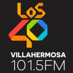  LOS40 101.5 (Villahermosa) - 101.5 FM - XHEPAR - Radio Núcleo - Villahermosa, Tabasco — Mexico شعار