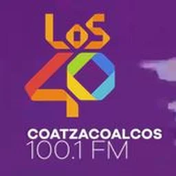LOS40 Coatzacoalcos - 100.1 FM - XHNE-FM - Liberal del Sur - Coatzacoalcos, Veracruz — Mexico شعار